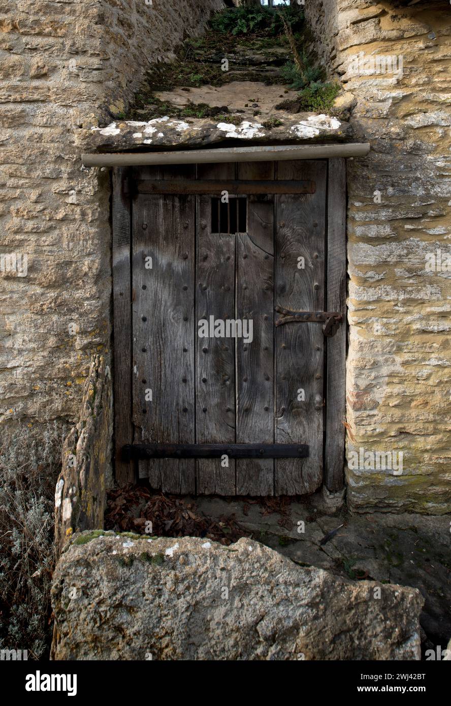 Village lock-ups.  Filkins, Oxfordshire. Stock Photo