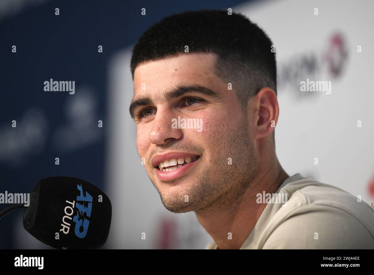 Carlos Alcaraz (Spain) during press conference. Argentina Open 2025