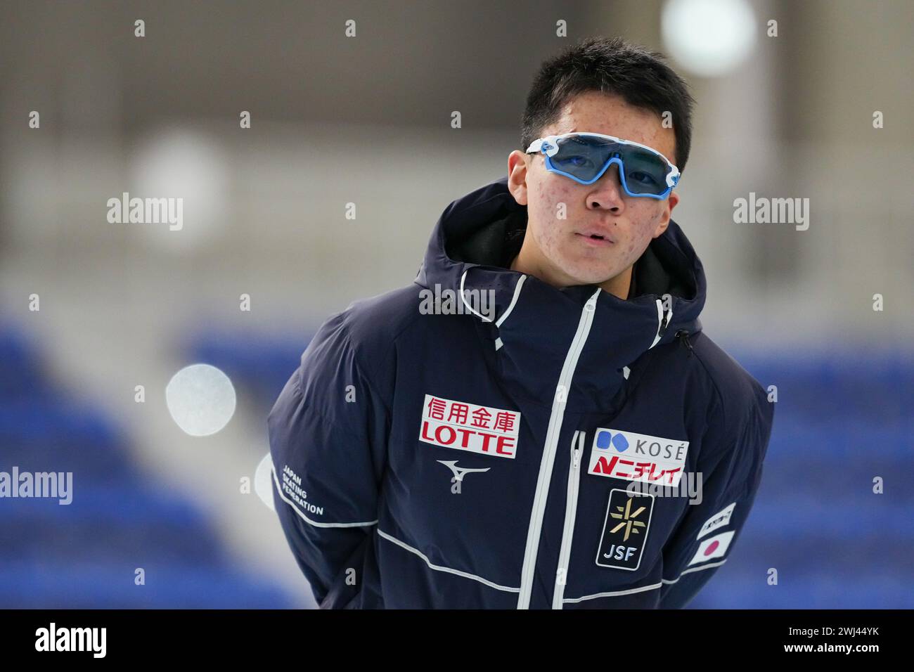 Aomori, Japan. 10th Feb, 2024. Taiki Shingai (JPN) Speed Skating ISU