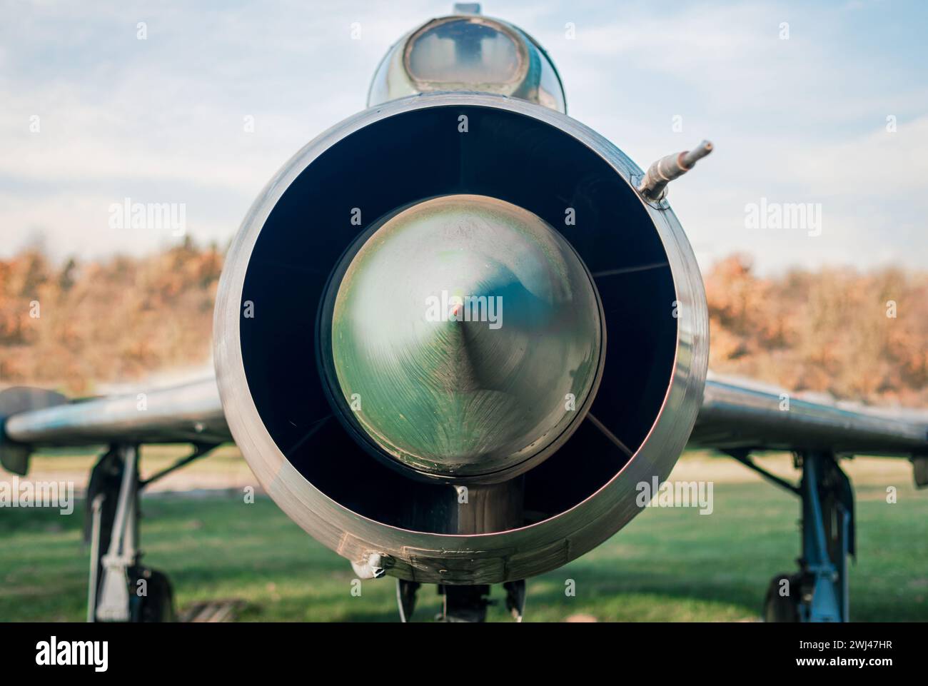 Old army military combat fighter plane close up Stock Photo - Alamy