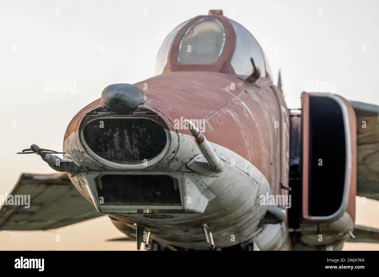 Old military army fighter aircraft close up Stock Photo - Alamy