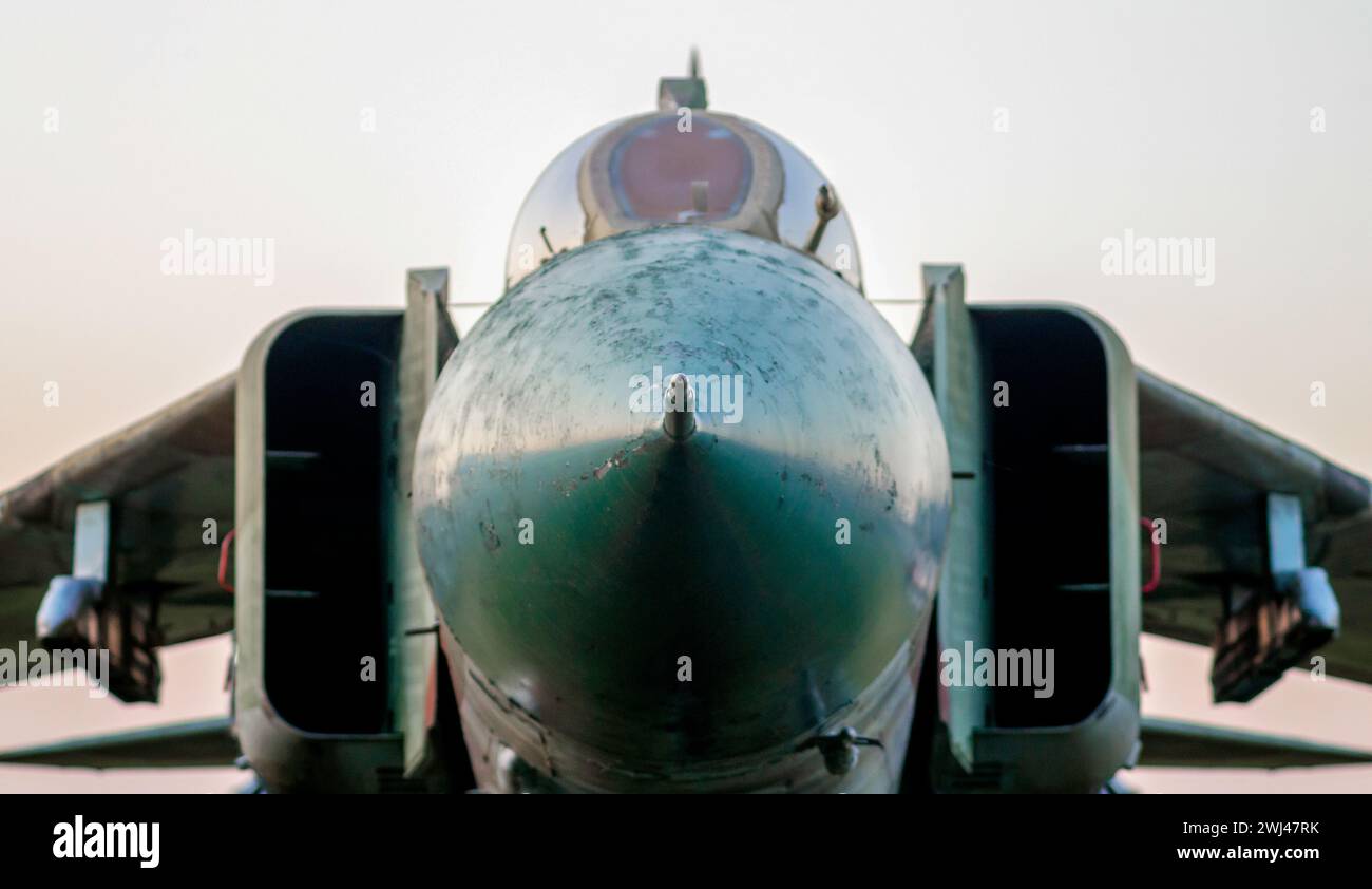 Old military army fighter aircraft close up Stock Photo - Alamy