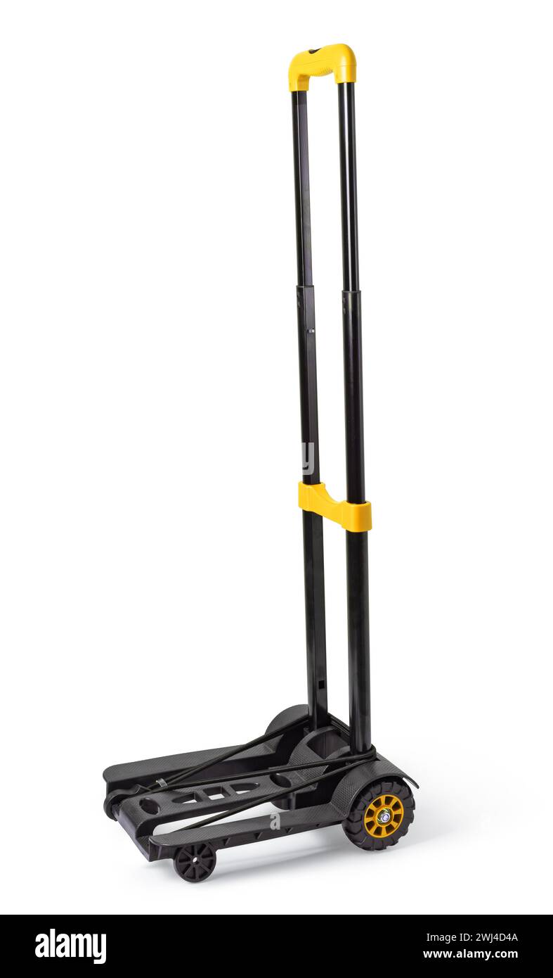 Hand-truck on white background Stock Photo