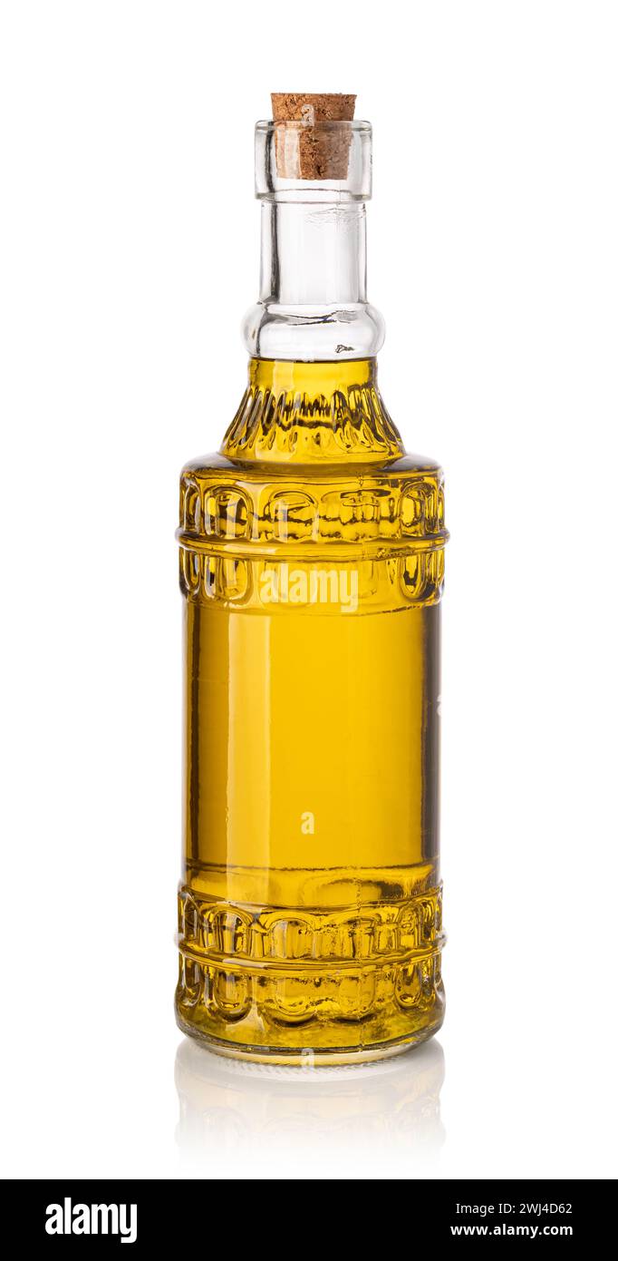 Olive oil bottle Stock Photo