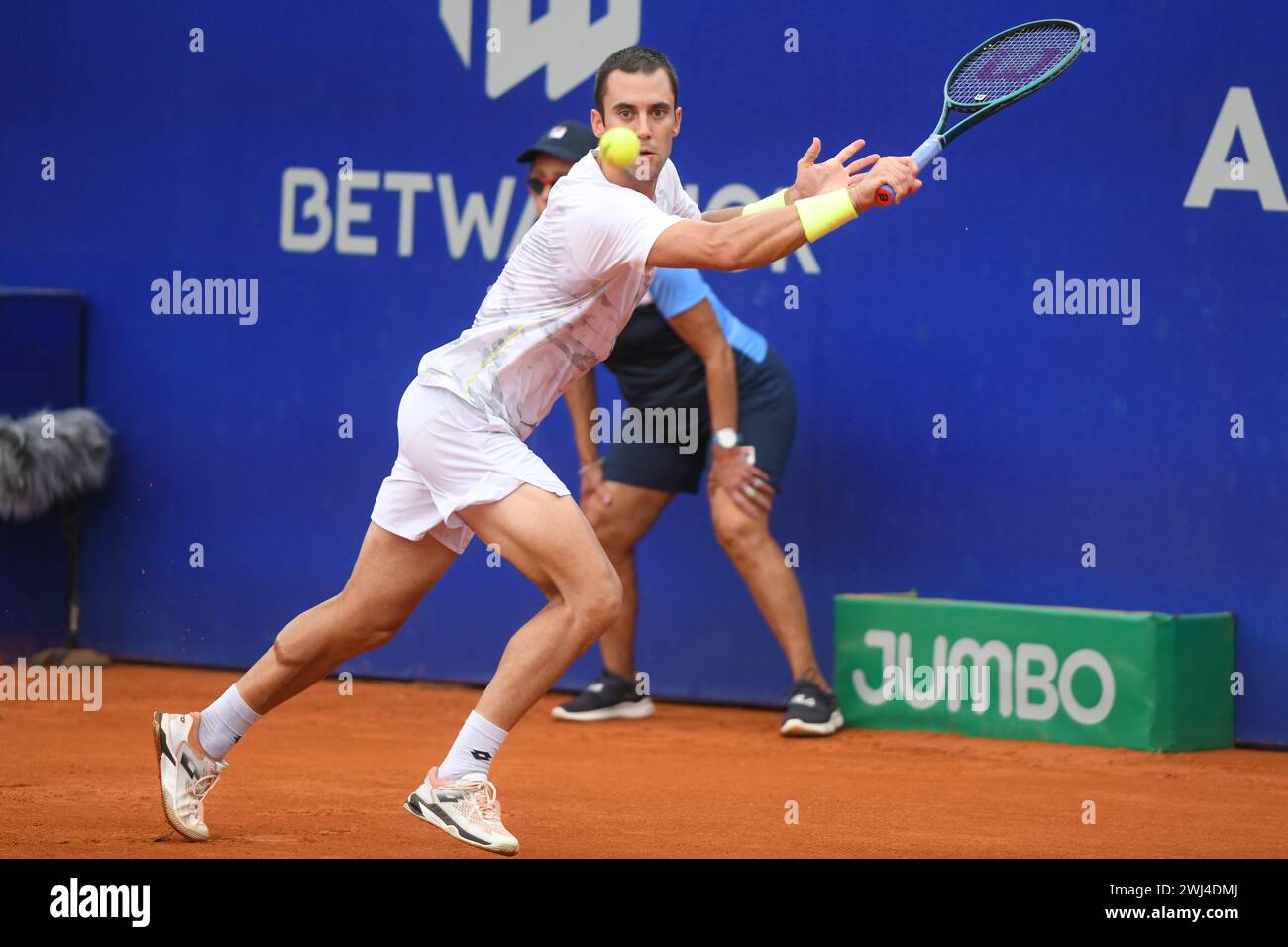 Laslo Djere (Serbia). Argentina Open 2024 Stock Photo