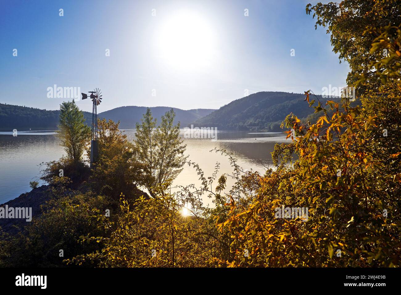 Berich village, Edertal, Edersee, Waldeck-Frankenberg district, Hesse, Germany, Europe â€‹ Stock Photo