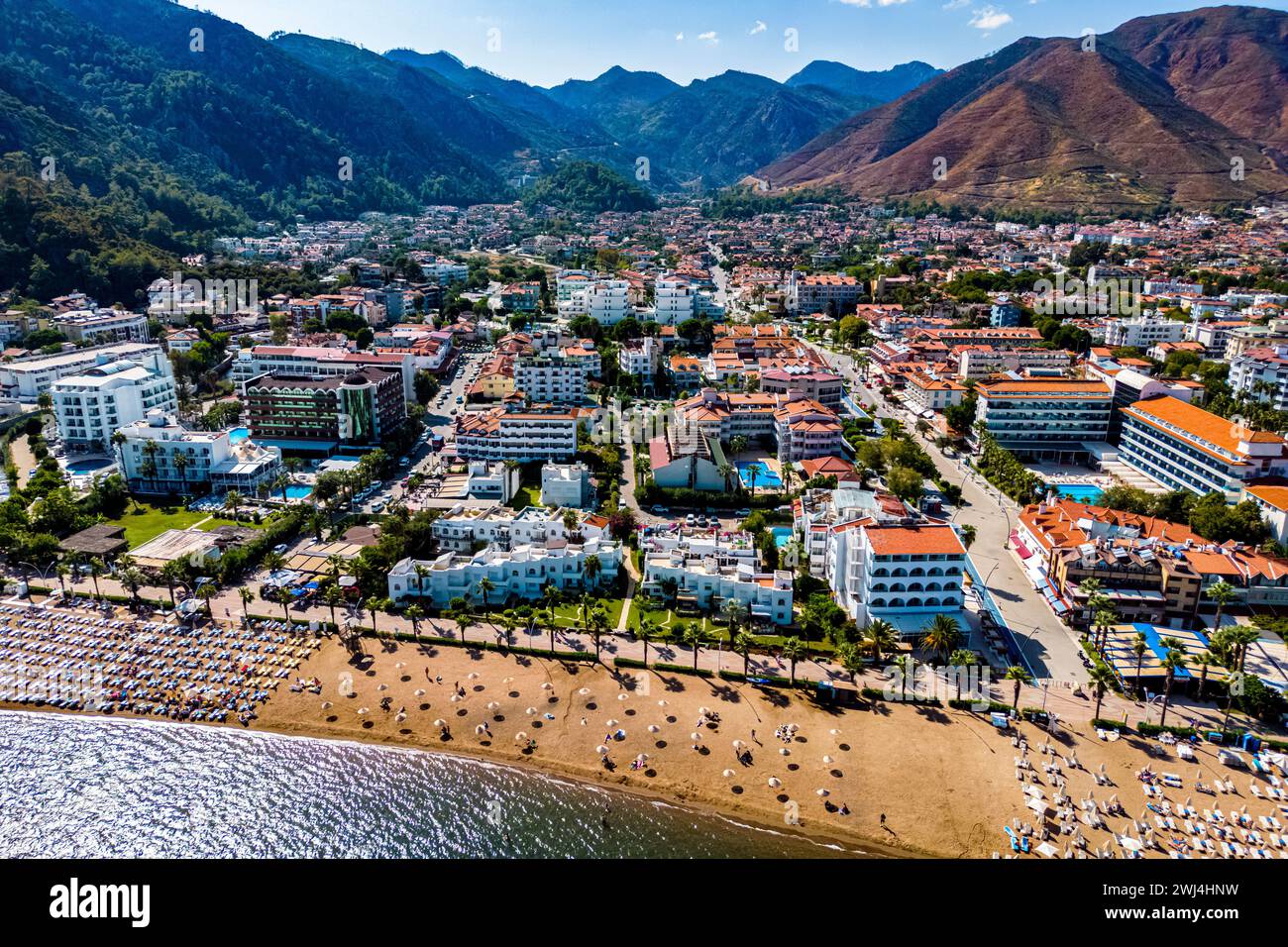 Aerial view of Icmeler Stock Photo - Alamy