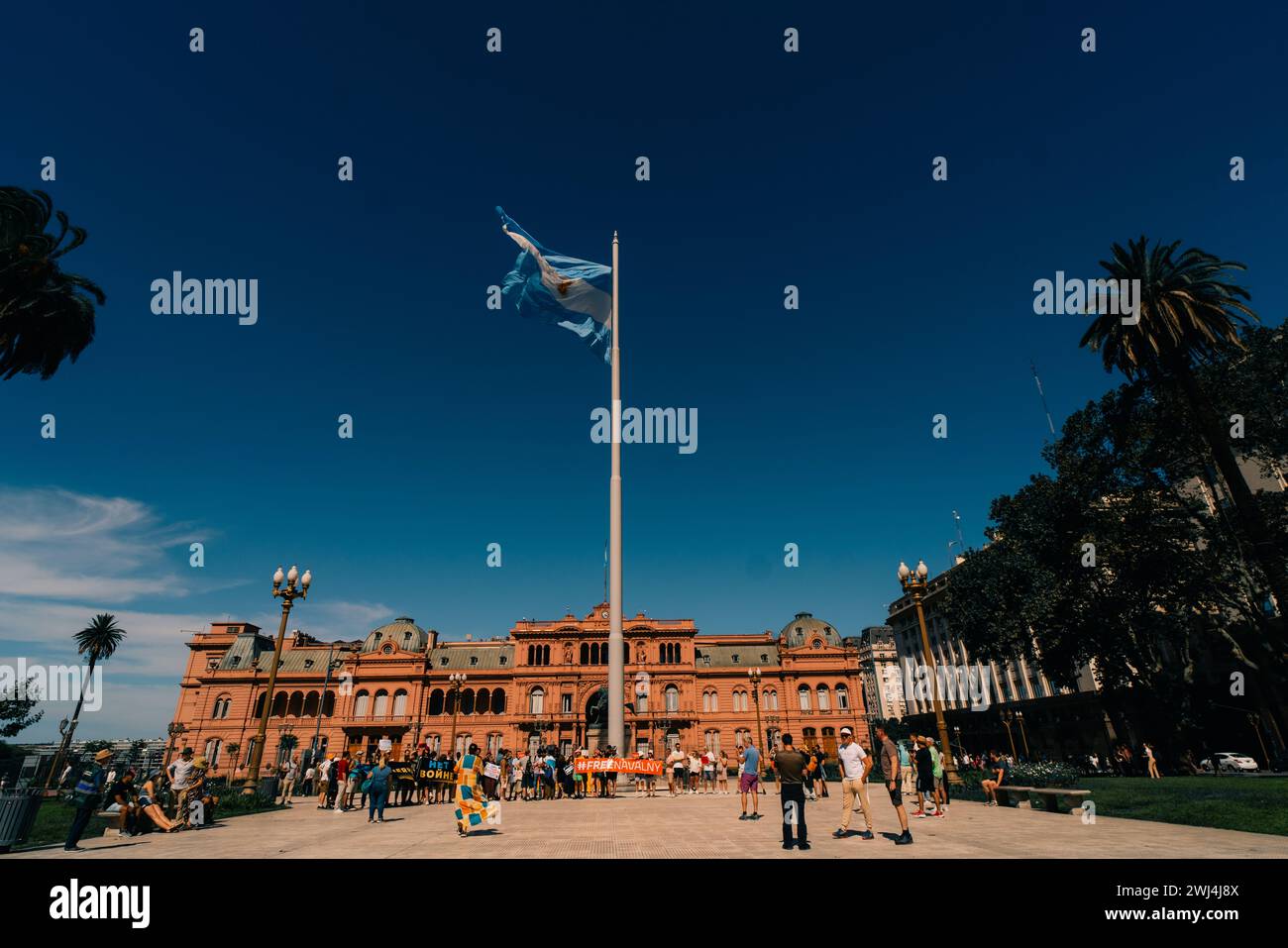 Casa Rosada in Buenos Aires, Argentina - dec 2th 2023. High quality photo Stock Photo
