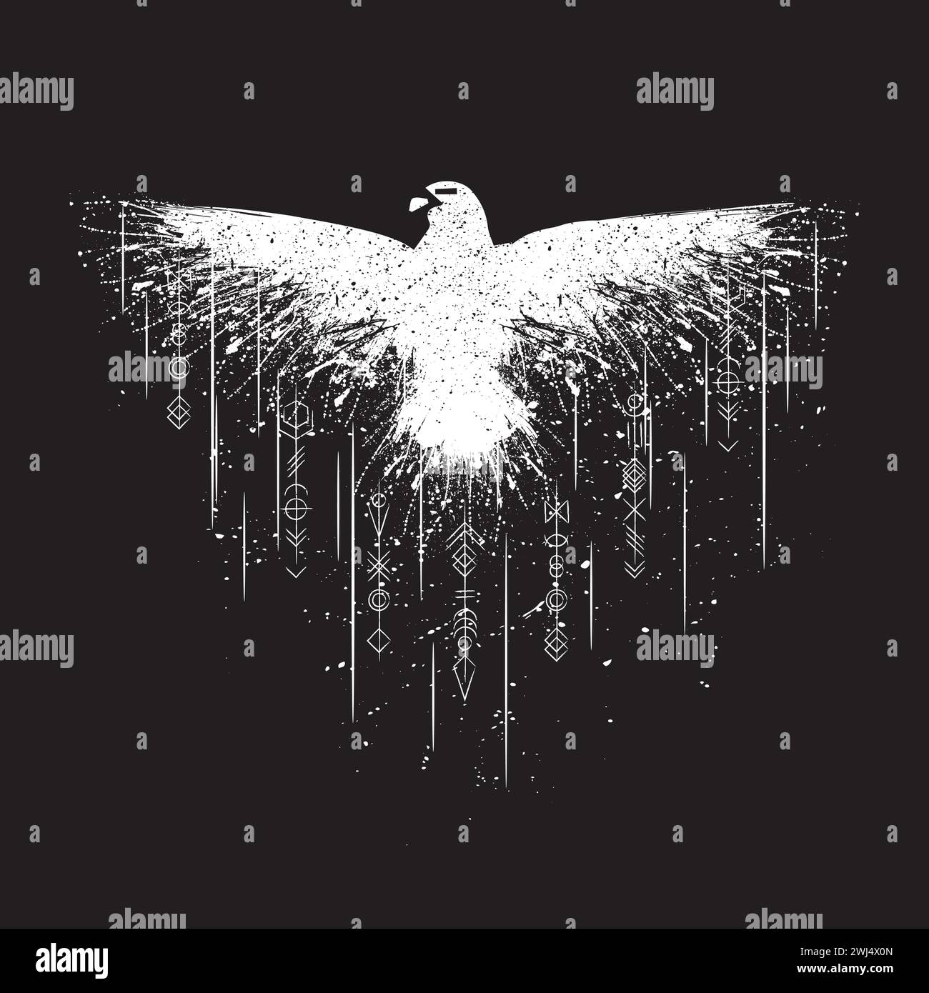 Bird outline symbols hi-res stock photography and images - Alamy
