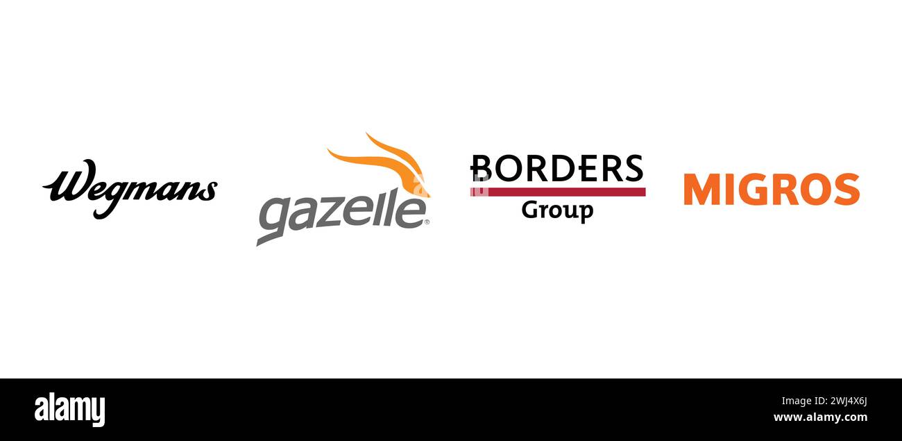 Simon Property Group, EnBW , Smiths, Kering. Vector illustration