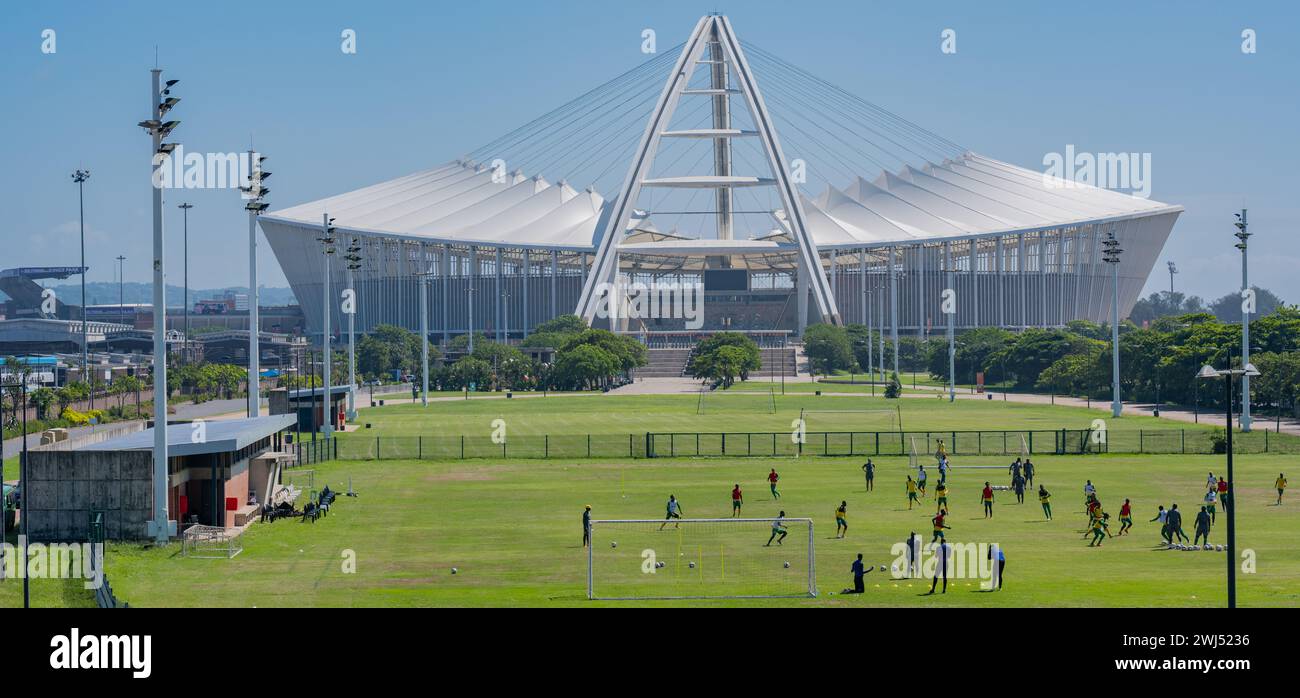 Moses Mabhida Stadium football stadium in Durban South Africa Stock Photo