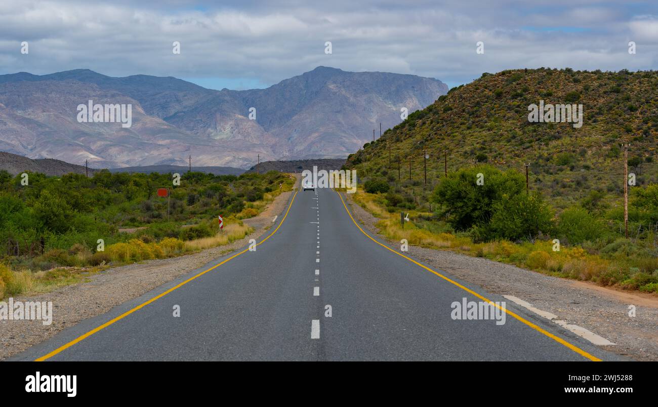 Garden Route trunk road Route 62 Oudtshoorn South Africa Stock Photo