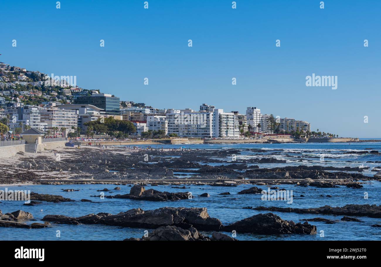 Sea Point Promenade in Cape Town South Africa Stock Photo