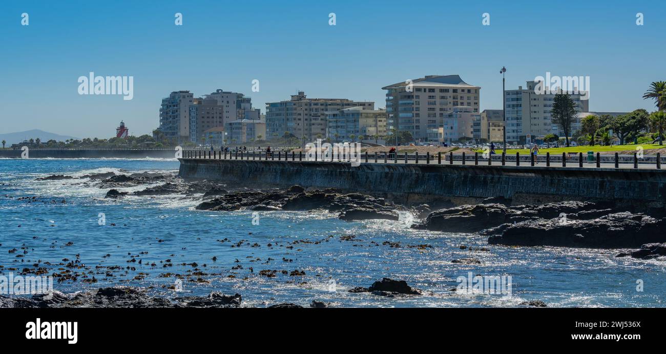 Sea Point Promenade in Cape Town South Africa Stock Photo
