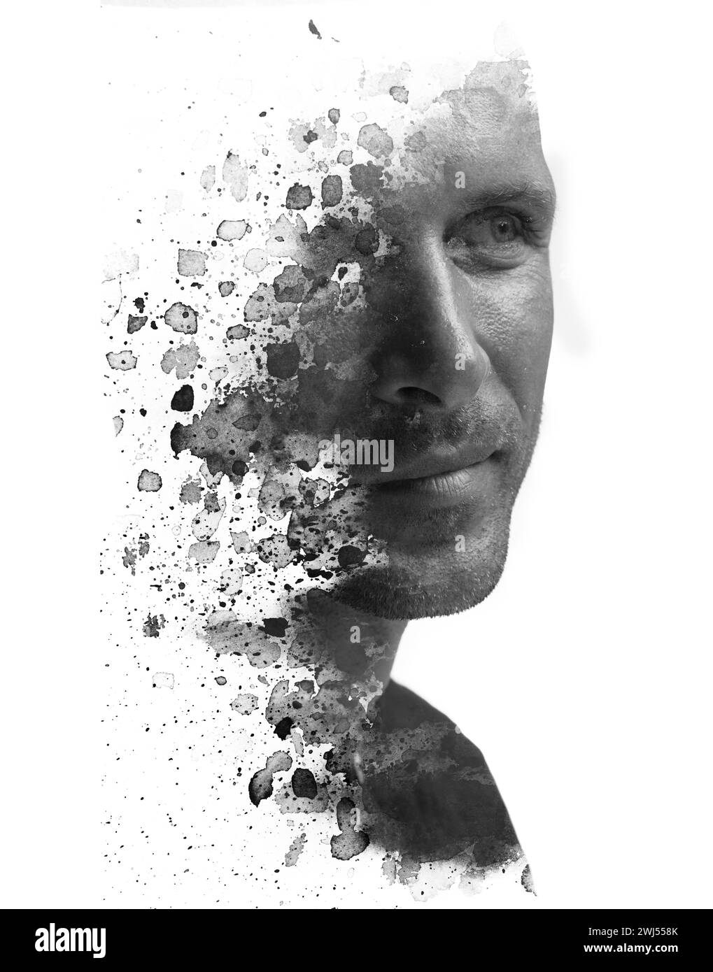 Relief with the portrait Cut Out Stock Images & Pictures - Alamy