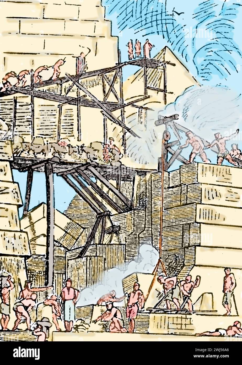 Pyramid Building Drawing El Castillo, Chichen Itza Mesoamerican