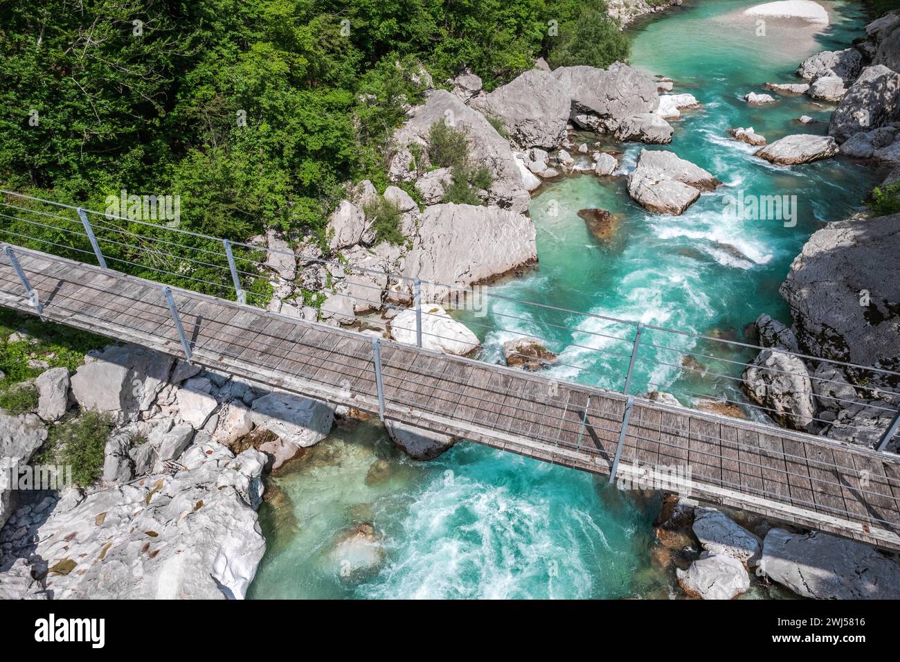 suspension-bridge-in-soca-valley-over-soca-river-in-slovenia-top-down
