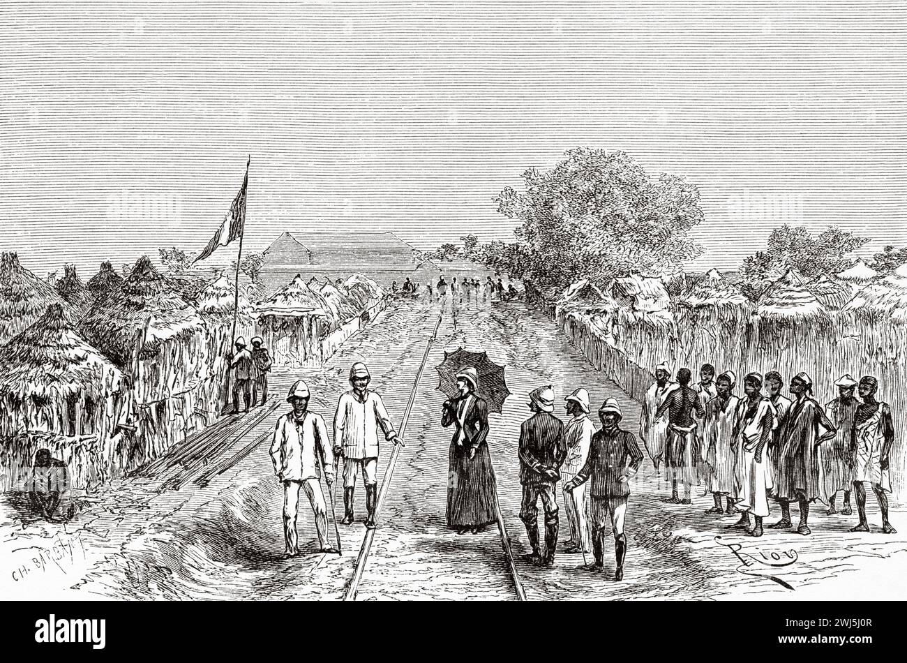 Colonialism railway building hi-res stock photography and images - Alamy