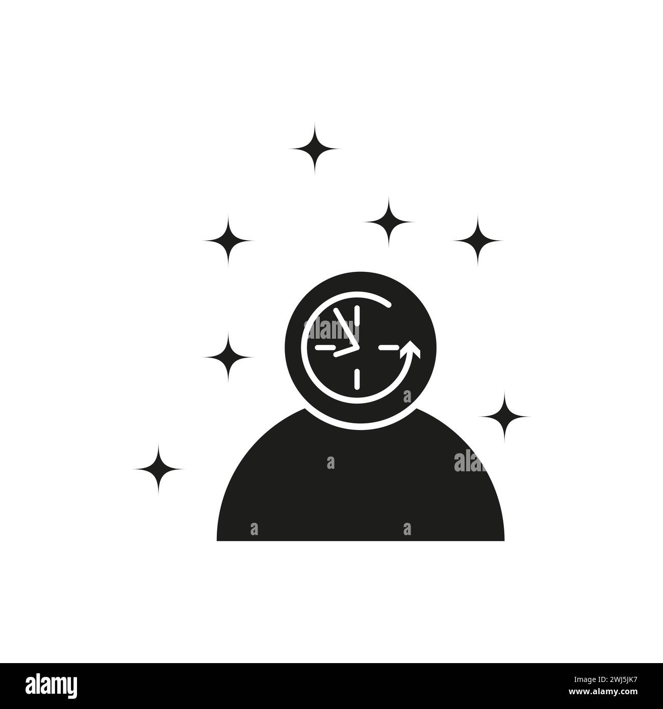 Genius human, memory icon. Vector illustration. EPS 10 Stock Vector ...