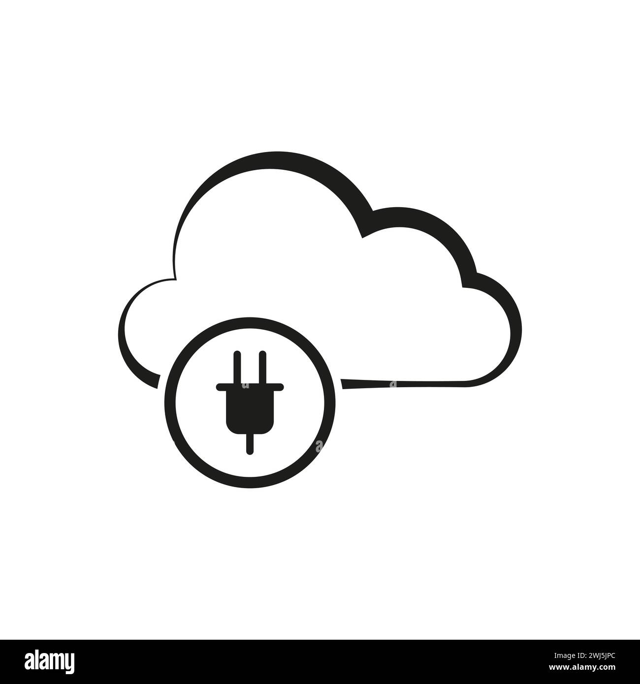 Network Cloud Plug Icon Vector Illustration EPS 10 Stock Vector Image network-cloud-plug-icon-vector-illustration-eps-10-stock-vector-image