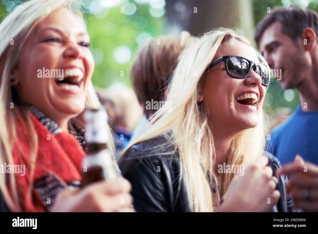 Crowd people enjoy beer festival hi-res stock photography and images ...