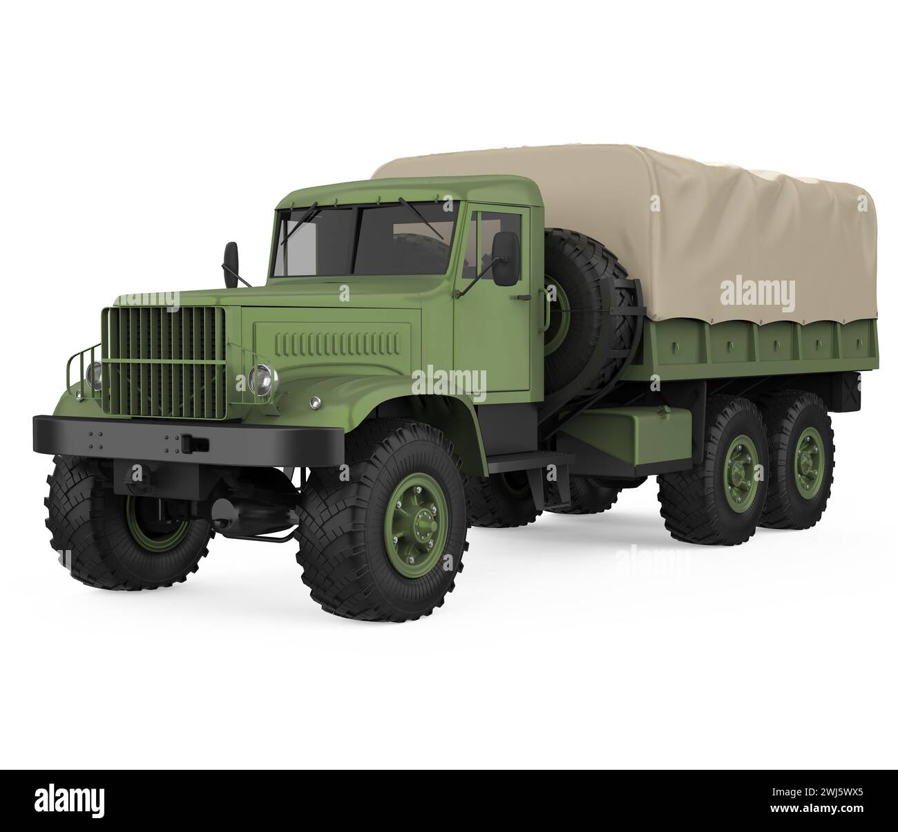 Military Truck Isolated Stock Photo - Alamy