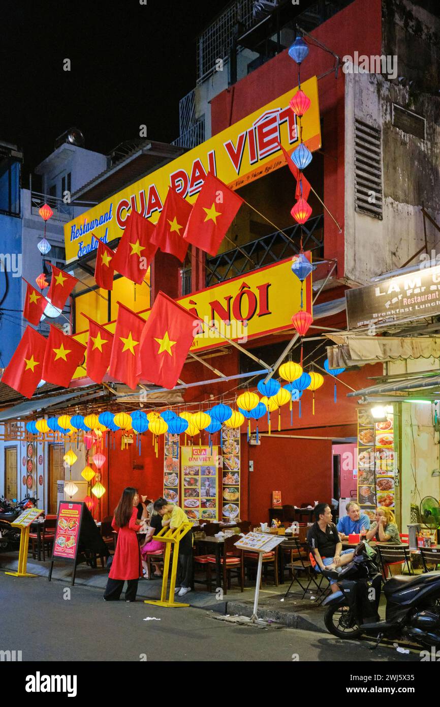Jan 2024, Bui Vien Walking Street at night, Ho Chi Minh City Stock ...