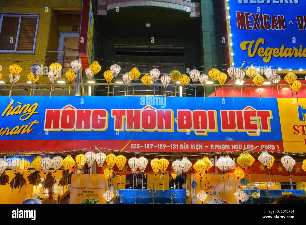 Jan 2024, Bui Vien Walking Street at night, Ho Chi Minh City Stock ...