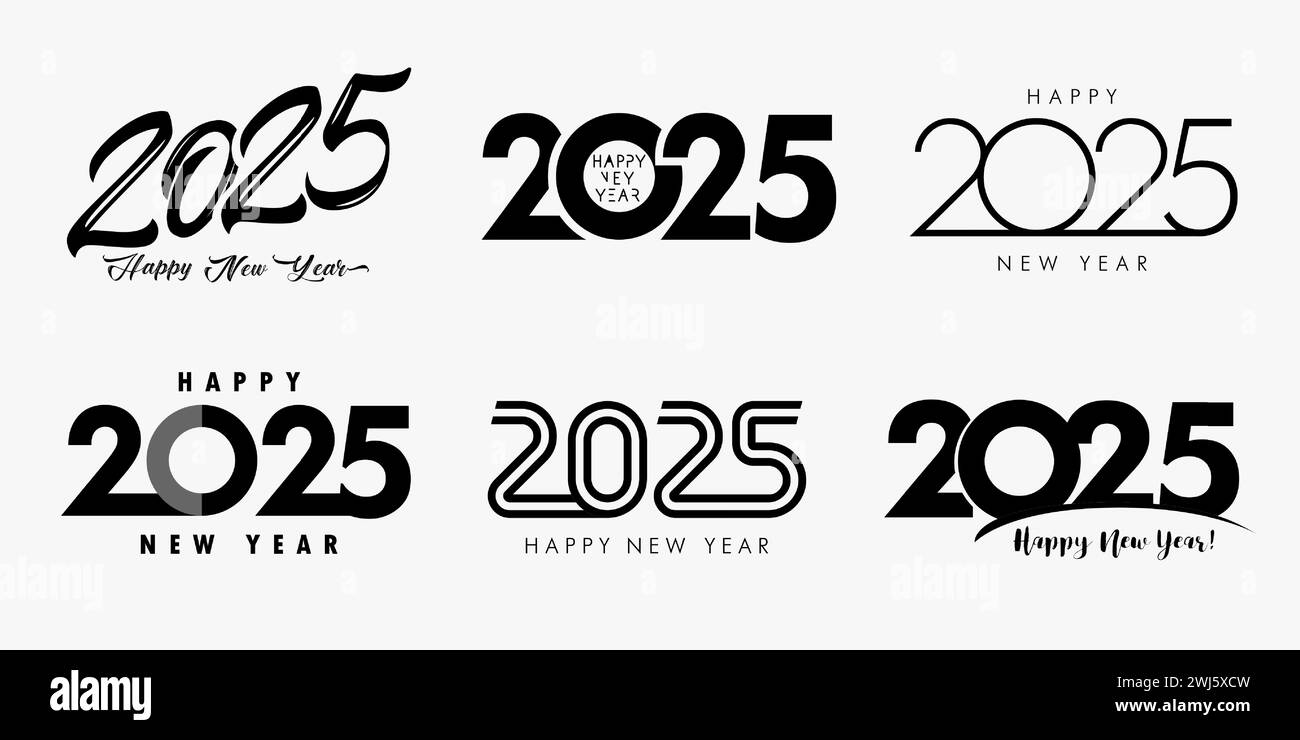 2025 happy Black and White Stock Photos & Images Alamy