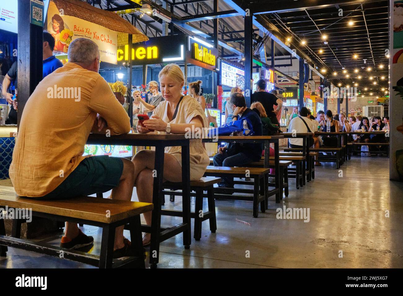 Jan 2024, Ben Nghe Street Food Market, Ho Chi Minh City Stock Photo - Alamy