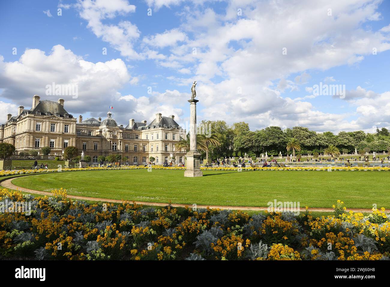 25.04. 2018 - France, Paris - People in the Luxembourg Garde…