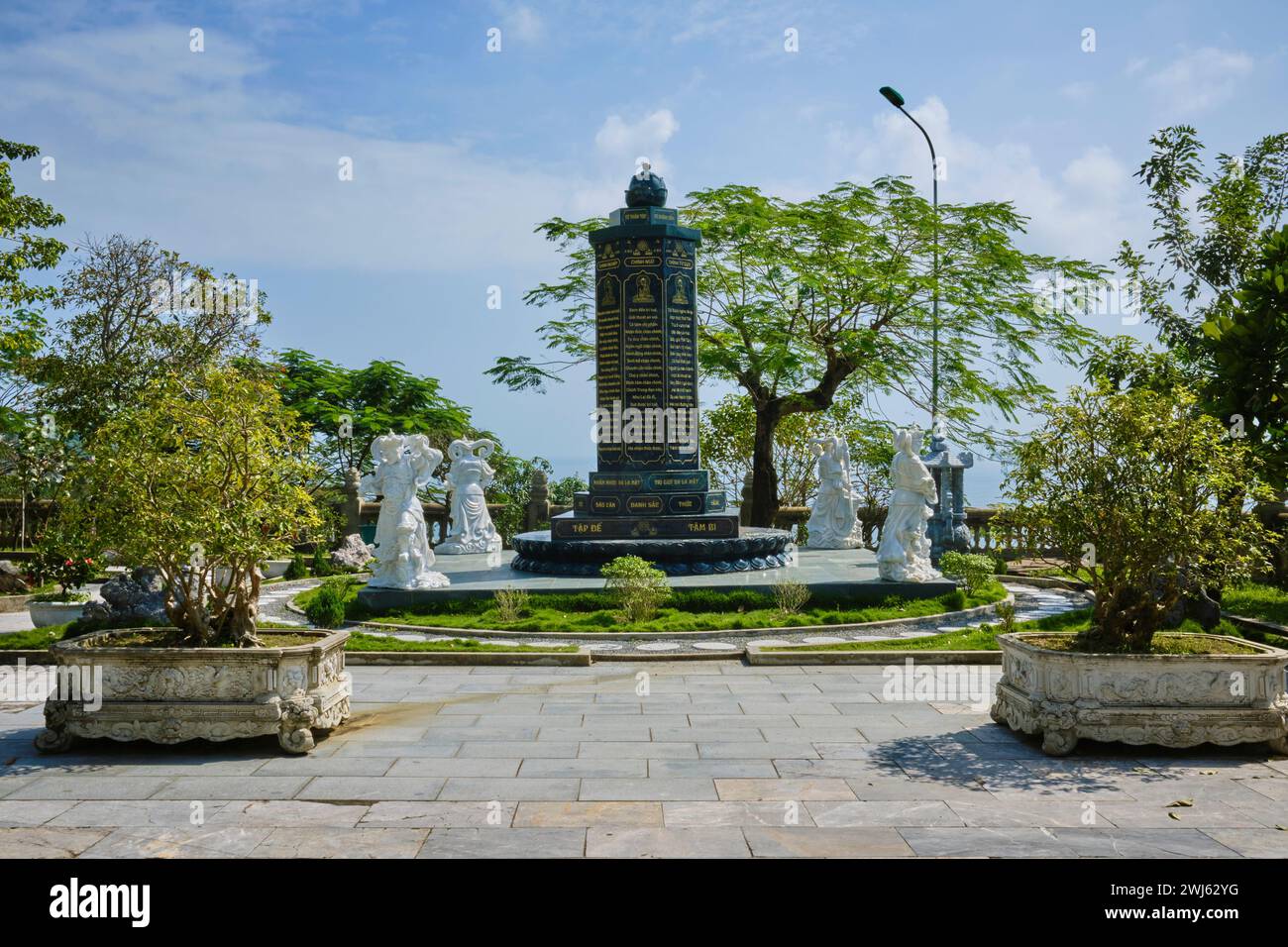 Jan 2024, Linh Ung Pagoda in Da Nang Stock Photo