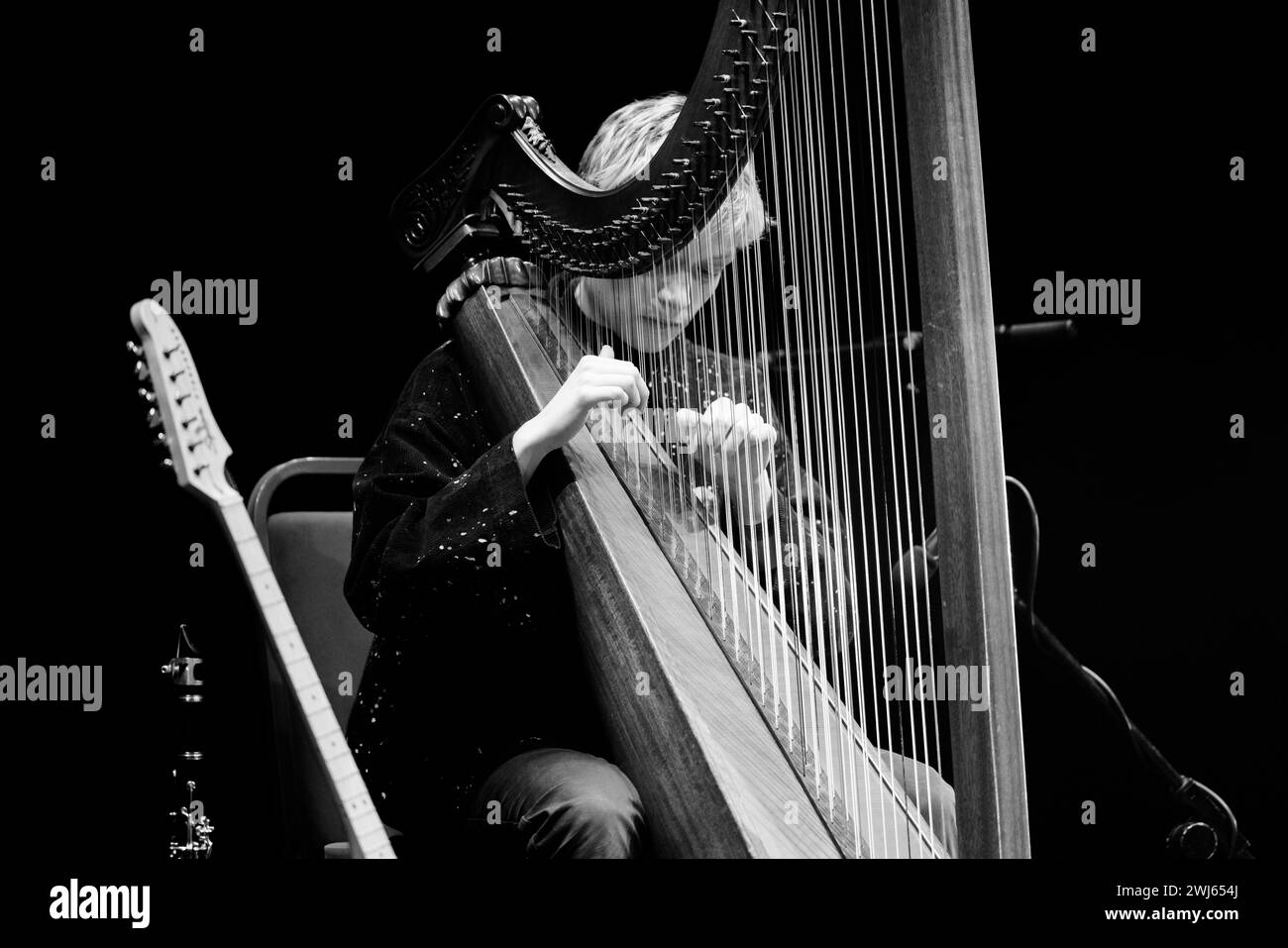 Cerys Hafana performing at Transform 2024 in Aberystwyth Arts Centre on