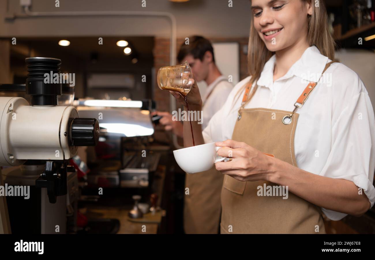 barista in a coffee shop