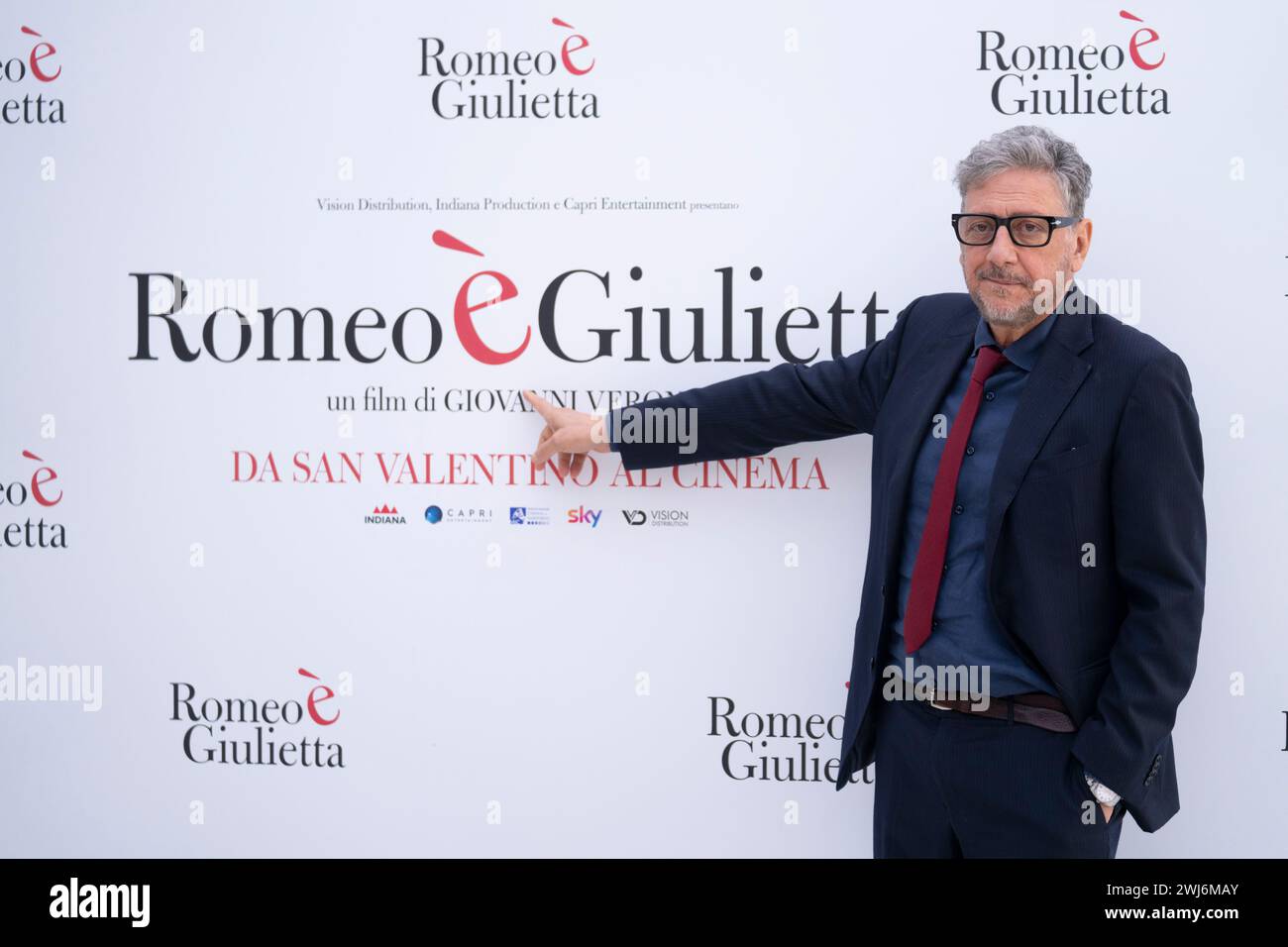 Rome, Italy, February 13, 2024 - Sergio Castellitto attends at ...