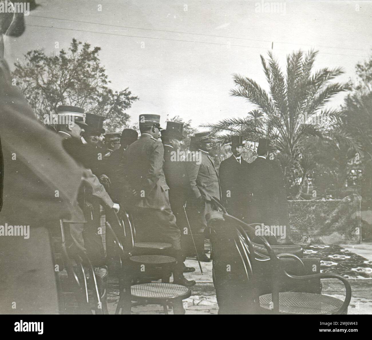 1912 Italo-Turkish or Turco-Italian War - italian soldiers Stock Photo