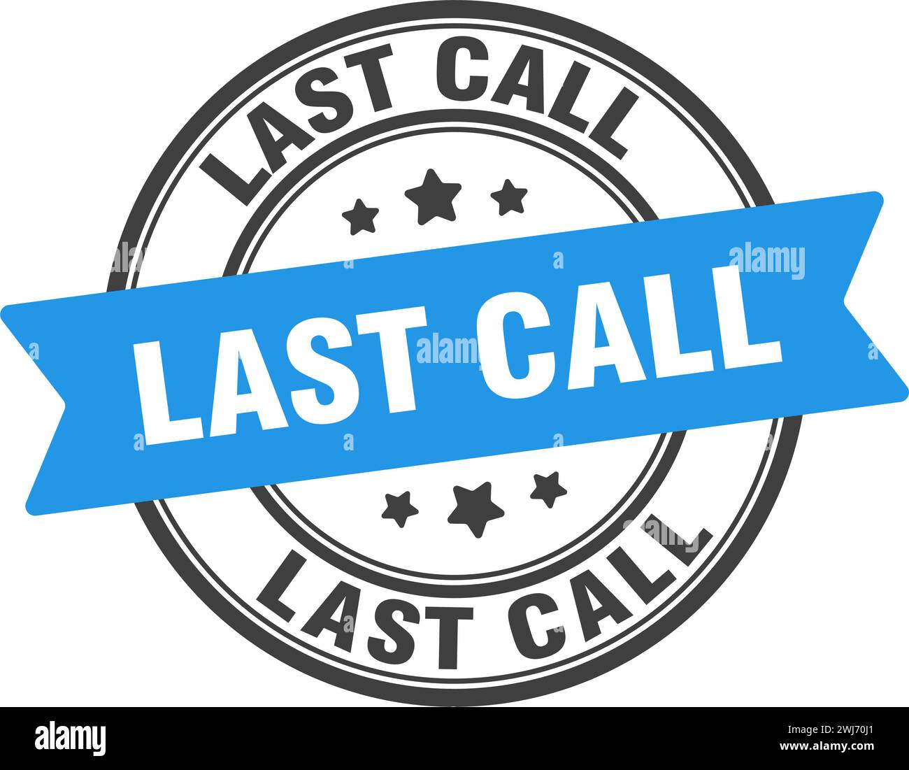 last call stamp. last call round sign. label on transparent background ...
