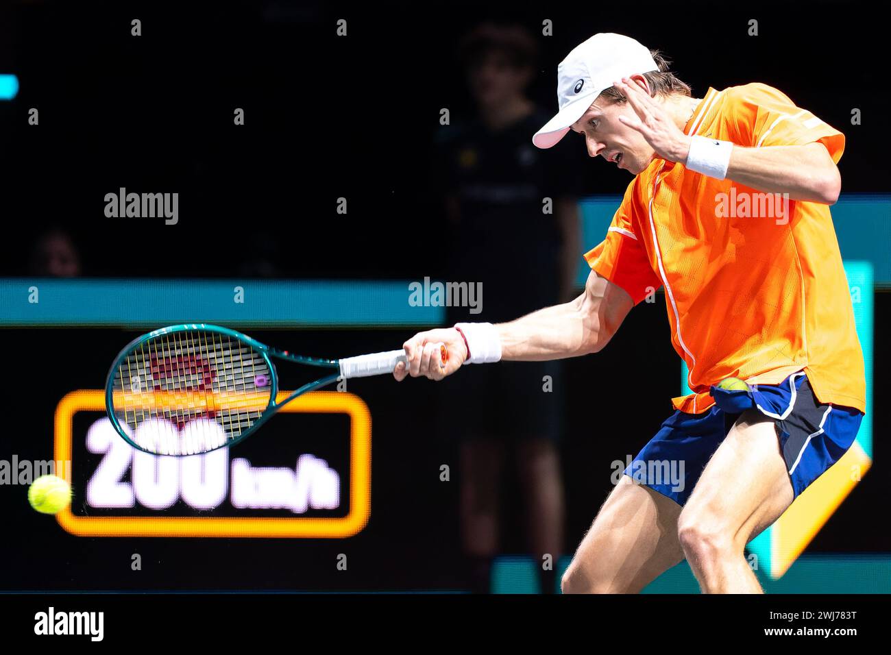 ROTTERDAM, NETHERLANDS FEBRUARY 13 Alex de Minaur of Australia