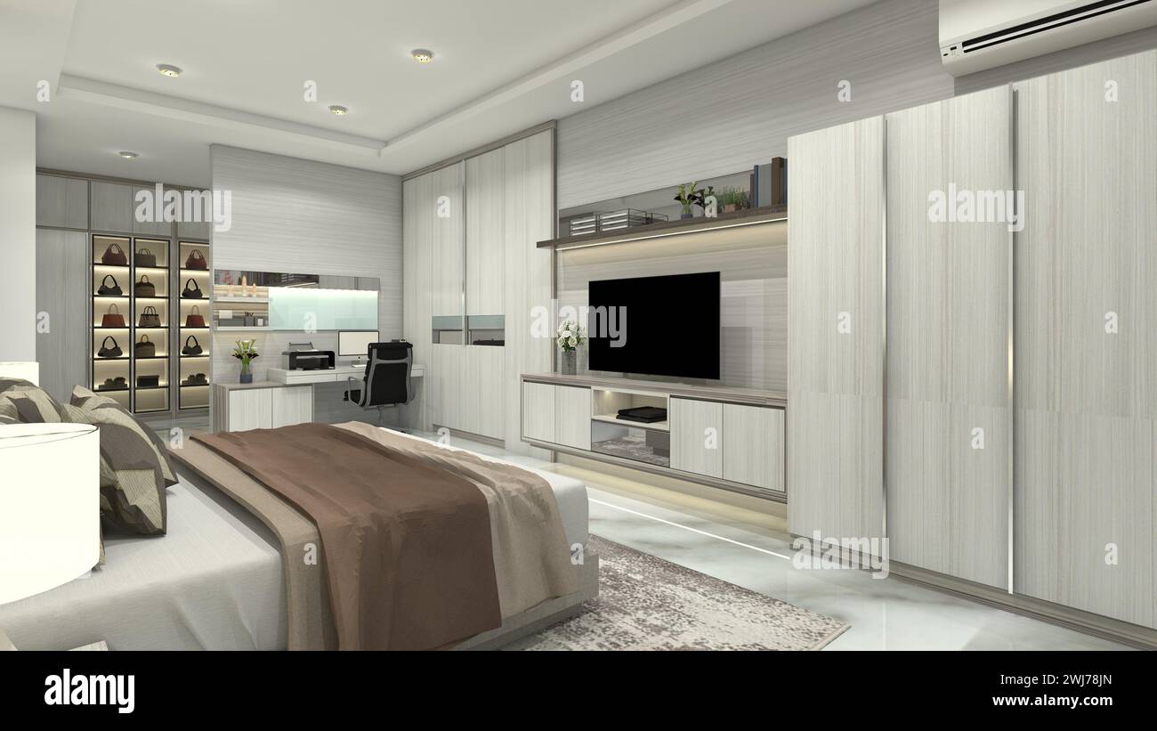 Master bedroom desk hi-res stock photography and images - Alamy, image size:1300x821