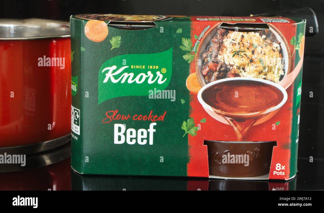 Knorr Beef Stock Pots Stock Photo Alamy