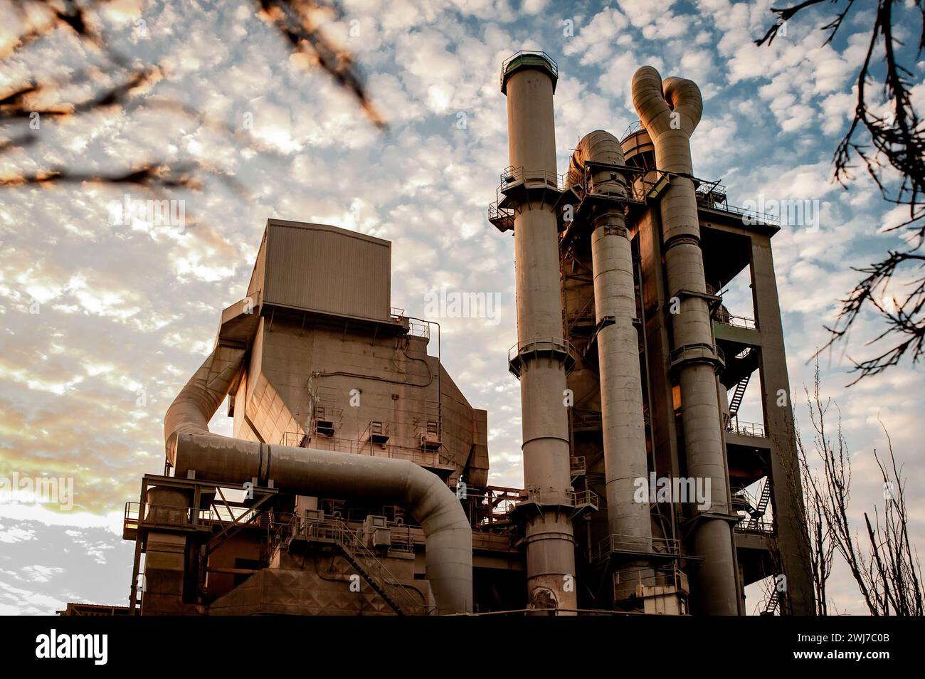 The Holcim cement factory plant, former Lafarge (both companies merged