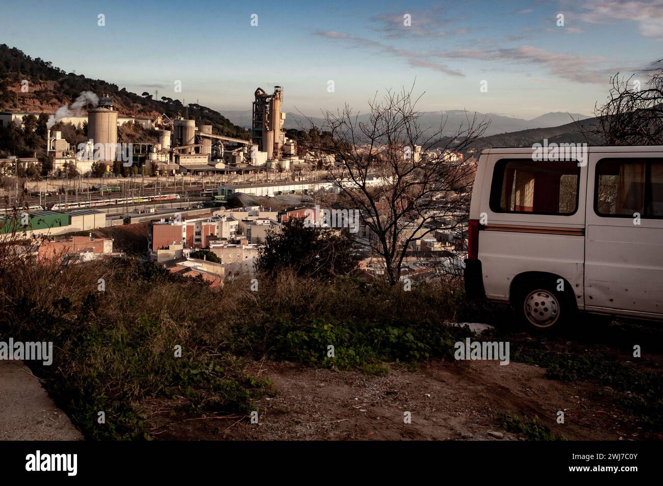 The Holcim cement factory plant, former Lafarge (both companies merged