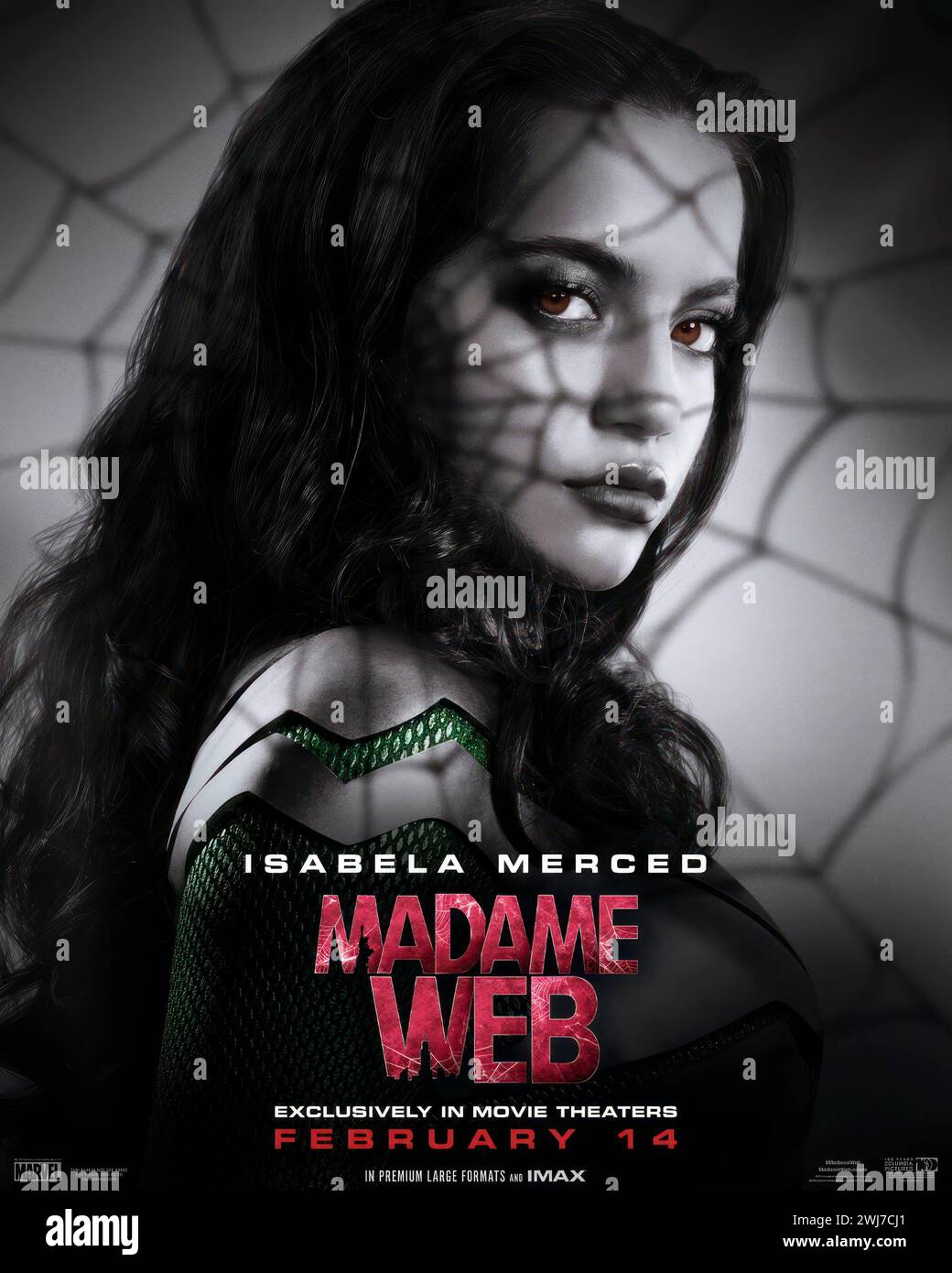 MADAME WEB US Character Poster Isabela Merced 2024 Marvel MADAME WEB US Character Poster Isabela Merced 2024 Marvel