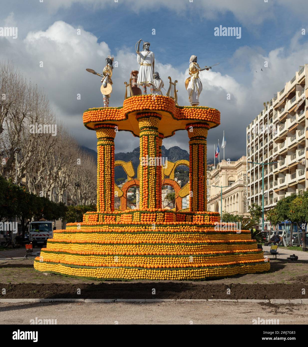 Art made of lemons and oranges in the famous Lemon Festival (Fete du ...