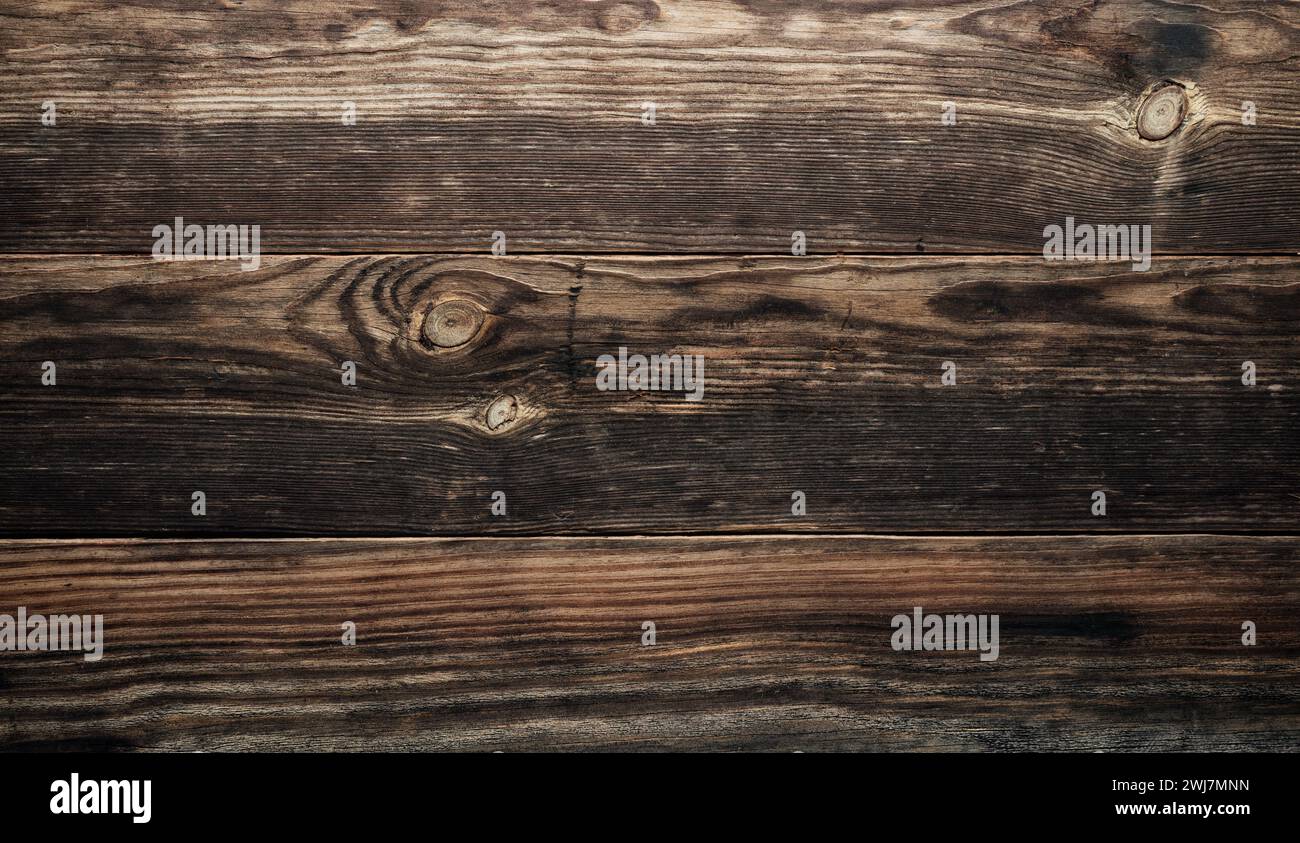 Old brown wood texture for background. Stock Photo