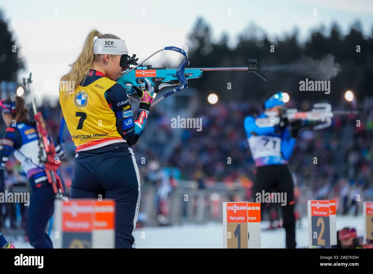 Nove Mesto na Morave, Czech Republic 20240213.Norwegian Ingrid Landmark Tandrevold during the