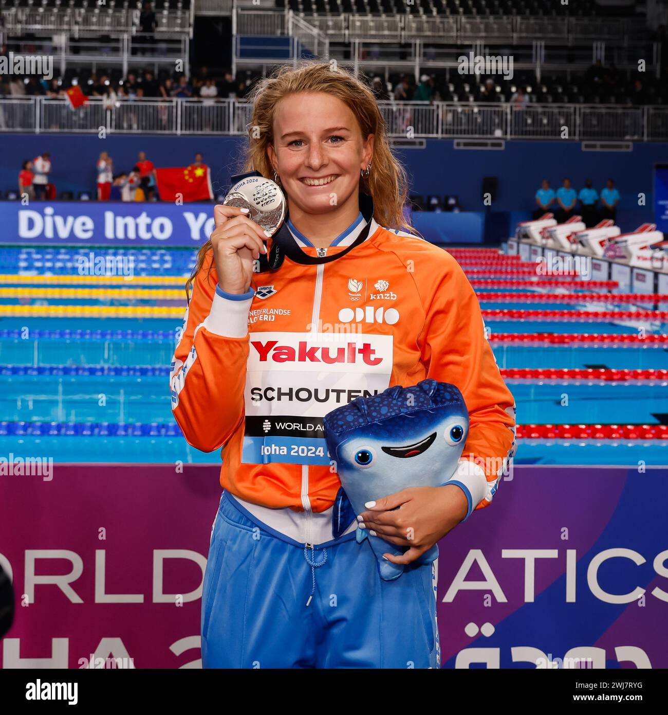 DOHA, QATAR FEBRUARY 13 Tes Schouten of the Netherlands competing in