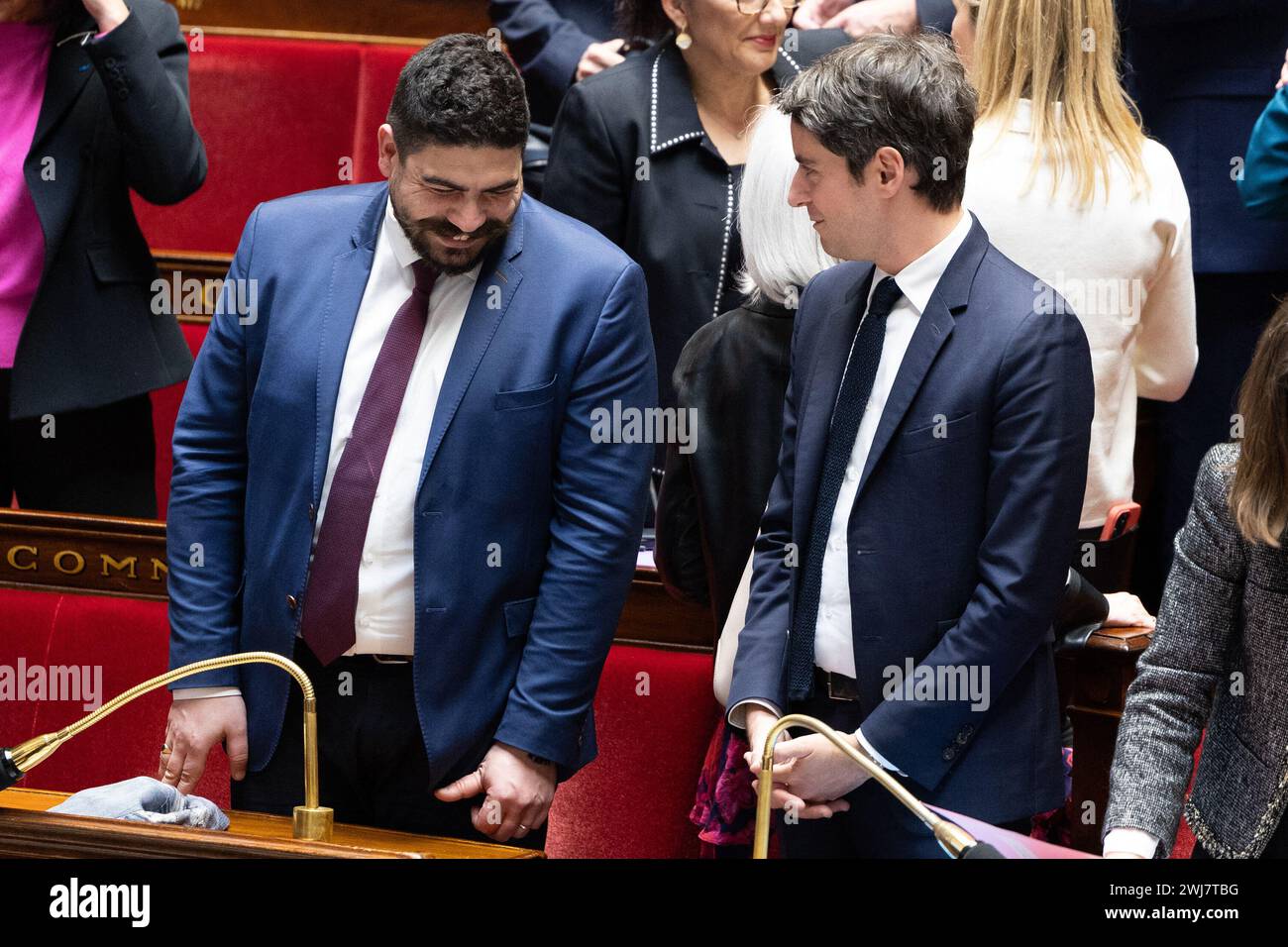Renaissance deputy Guillaume Kasbarian, French Prime Minister Gabriel