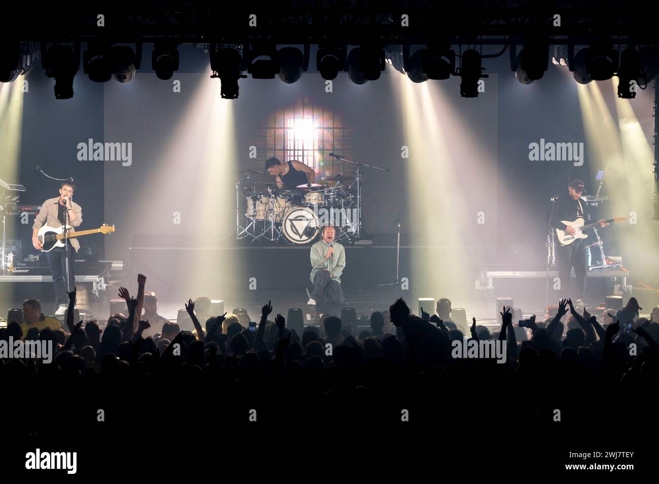 Edinburgh, UK. 12th Feb, 2024. Enter Shikari perform Live at the ...