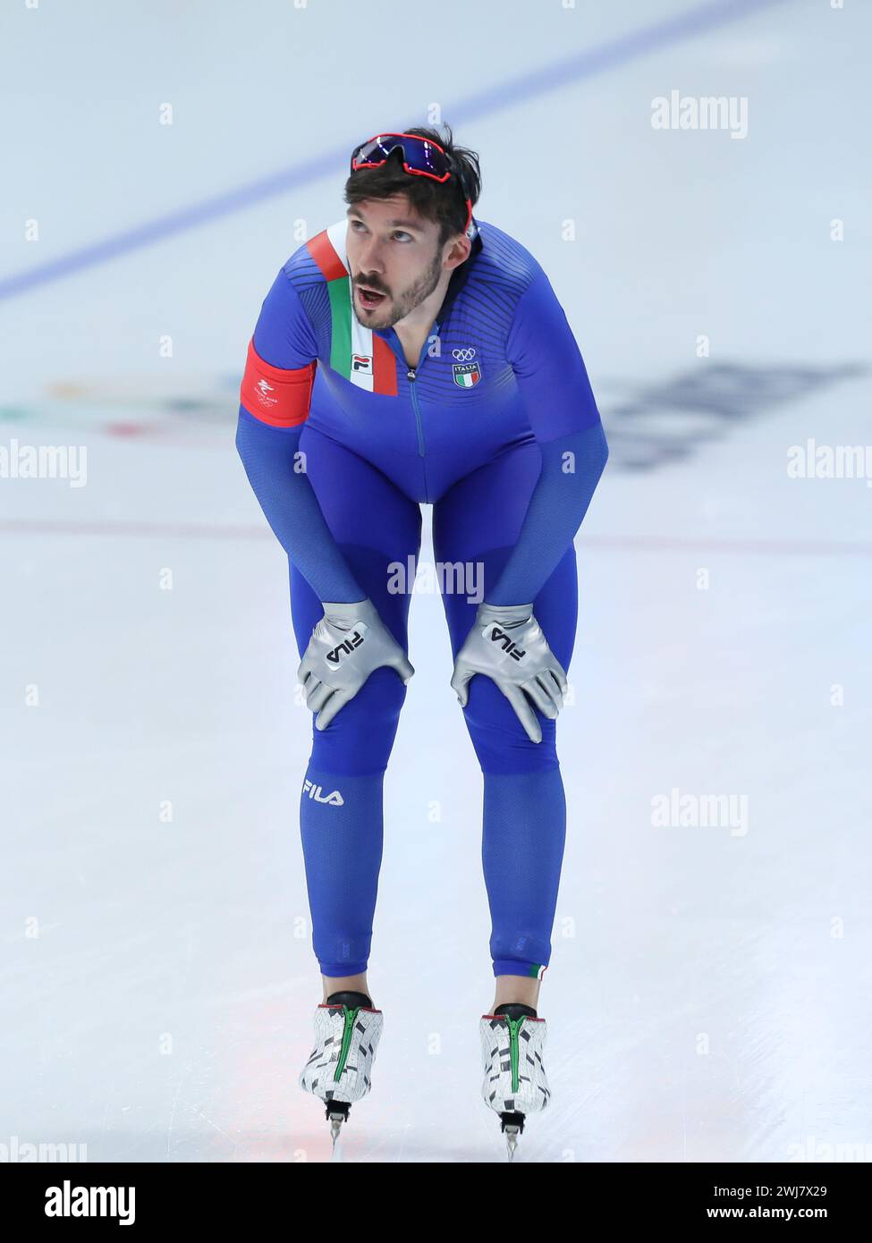 FEB 6, 2022 Beijing, China Davide Ghiotto of Team Italy competes in